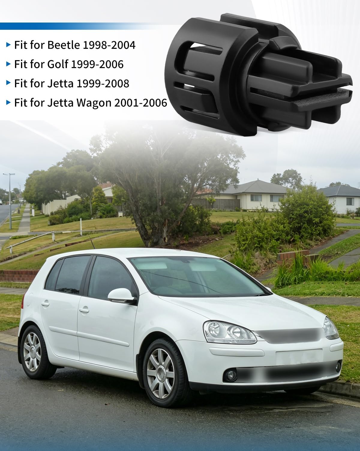 Blend Door Support Pin Bushing Fit for VW MK4 Some Models, Fit for Beetle 1998-2004 Golf 1999-2006 Jetta 1999-2008 Jetta Wagon 2001-2006, Replaces 1H0819136