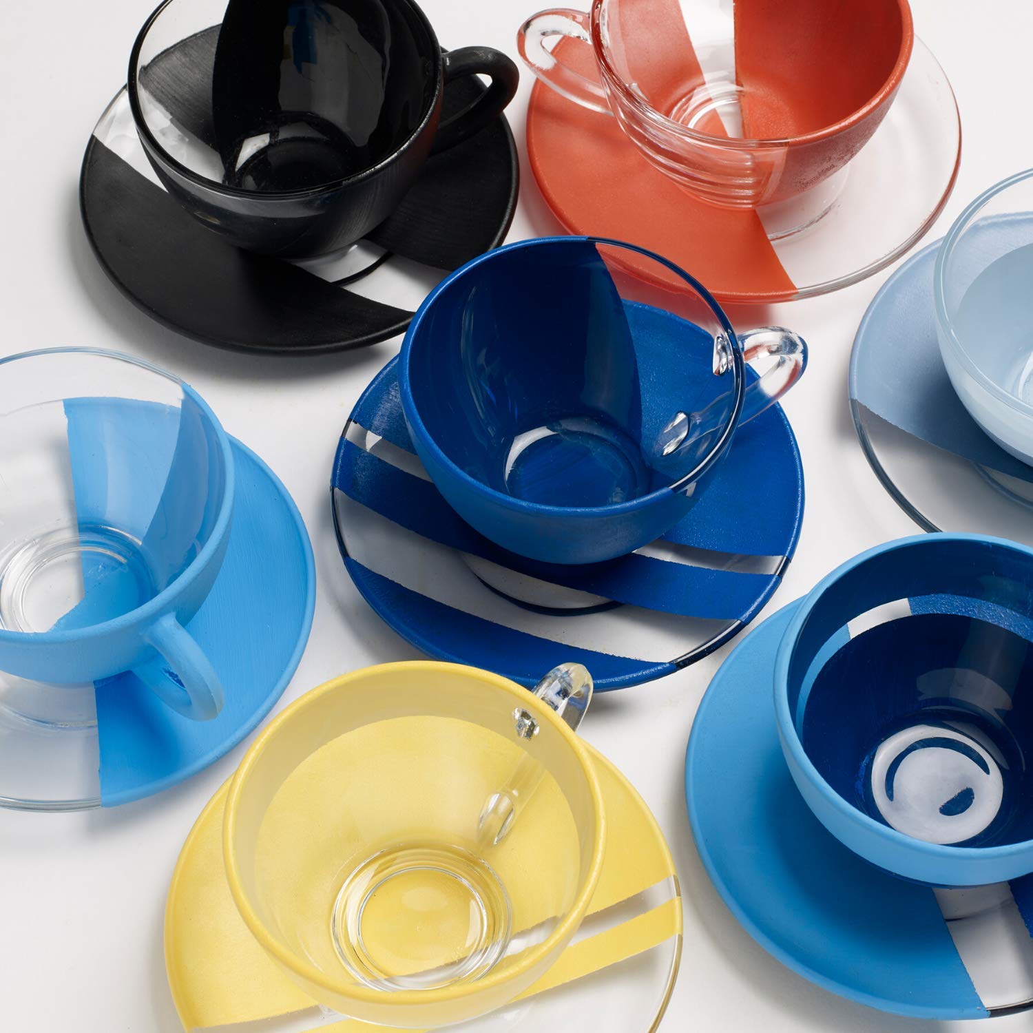 FolkArt Gloss Finish Acrylic Enamel Craft Set Designed for Beginners and Artists, Non-Toxic Formula Perfect for Glass and Ceramic Painting, 8 Count - Image 7