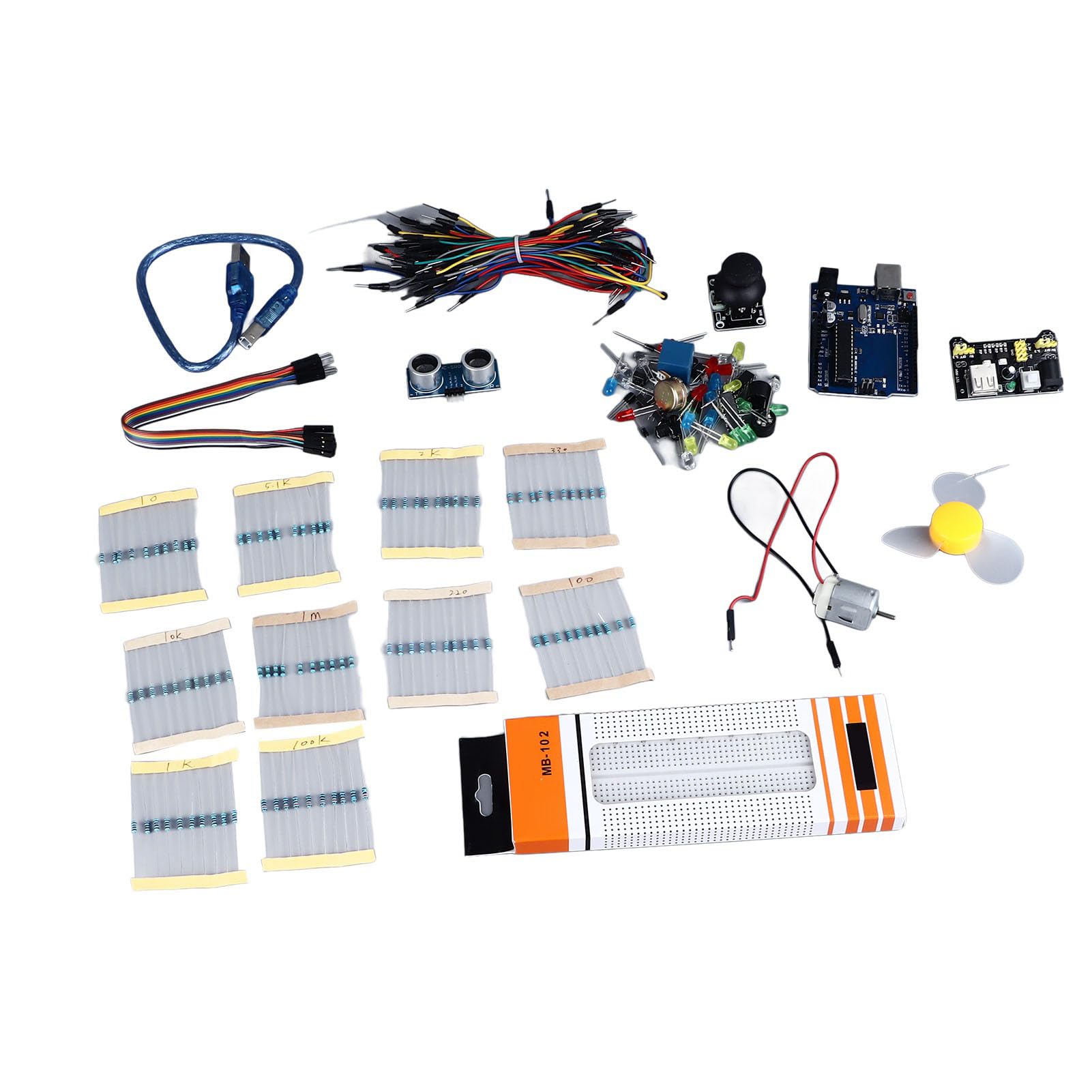 Kit de Placa de Desarrollo de 830 orificios con ABS y cable USB para R3 8