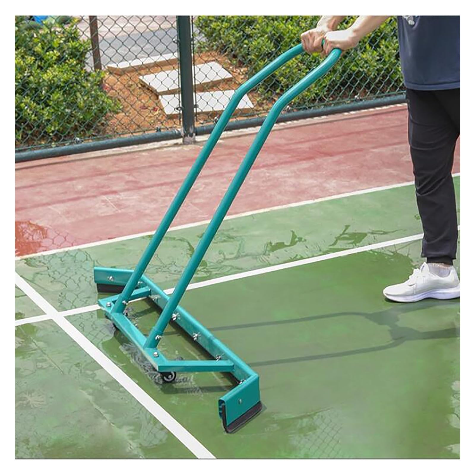 Ściągaczka do deszczu Floor Rain Shuttle Heavy Duty, lekka i wytrzymała, narzędzie usuwania wody, aluminiowa miotła rosy, sprzęt czyszczenia powierzchni(Green)