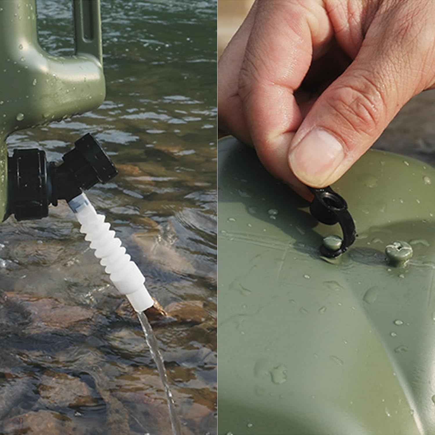 Water Tank With Spigot - 10L Reusable Leak-Proof - Water Storage Container with Spout | for Camping Picnicking Hiking Garden BBQ Survival Traveling Road Trip