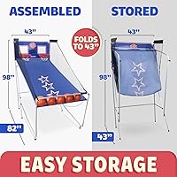 Vista 5 de Juego de baloncesto de arcade, juego de baloncesto de arcada interior de doble tiro, juegos de baloncesto electrónico con aro de baloncesto doble