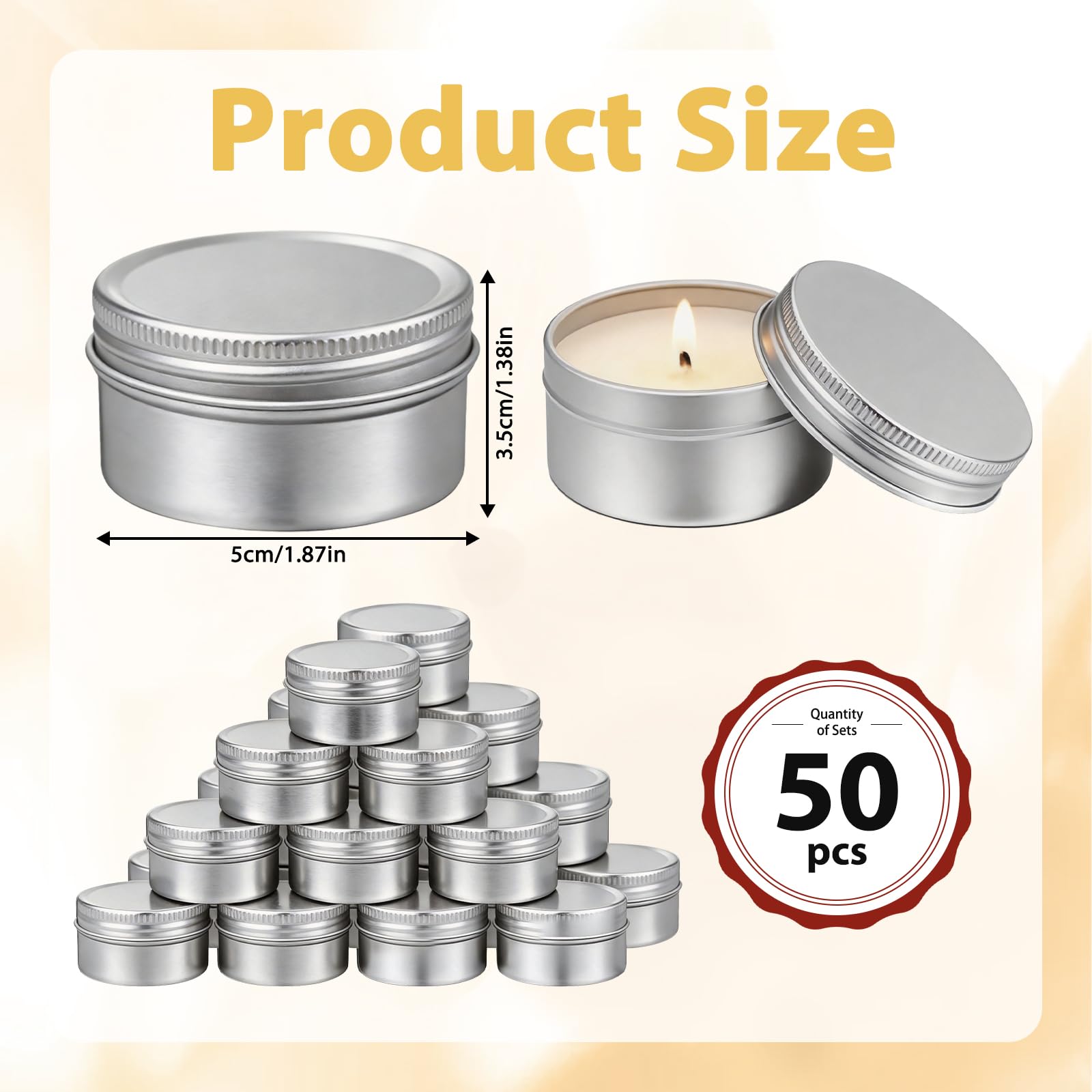 Juego de 50 velas de soja perfumadas de eucalipto de 2 onzas a granel, recuerdos de boda para invitados, despedidas de soltera y regalos de inauguración de la casa, recuerdos de fiesta, cera de