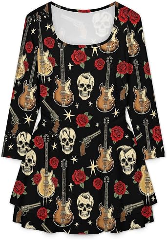 Women Ladies Casual Long Sleeve Dress