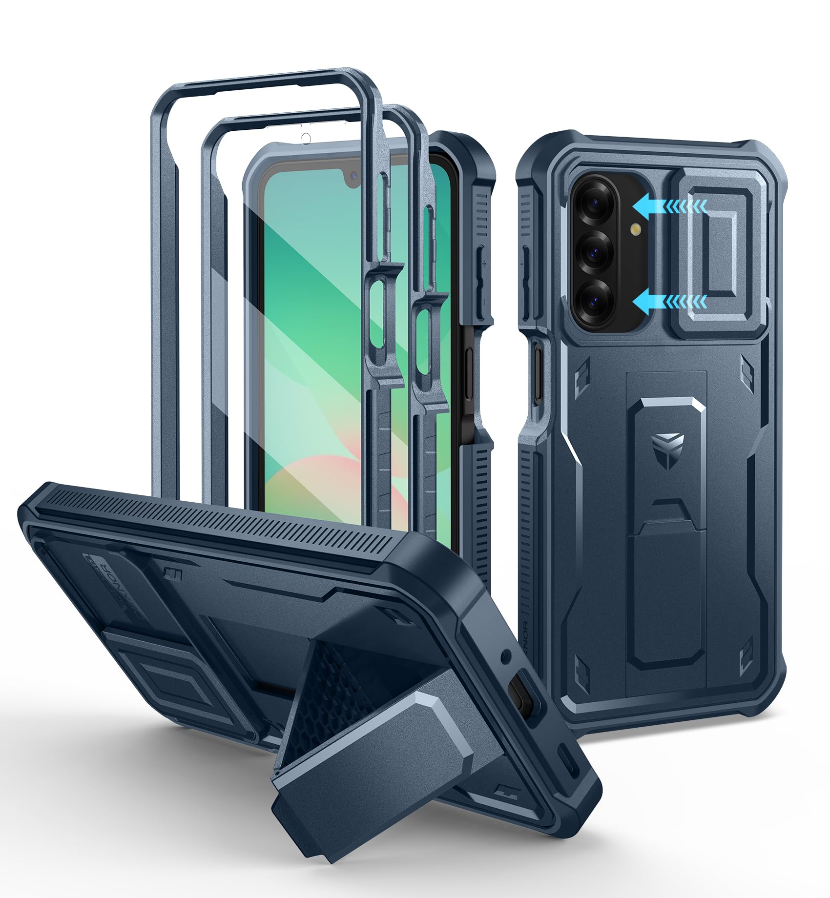 Coque Samsung A26 5G antichoc Dexnor double cadre robuste de qualité premium - 8