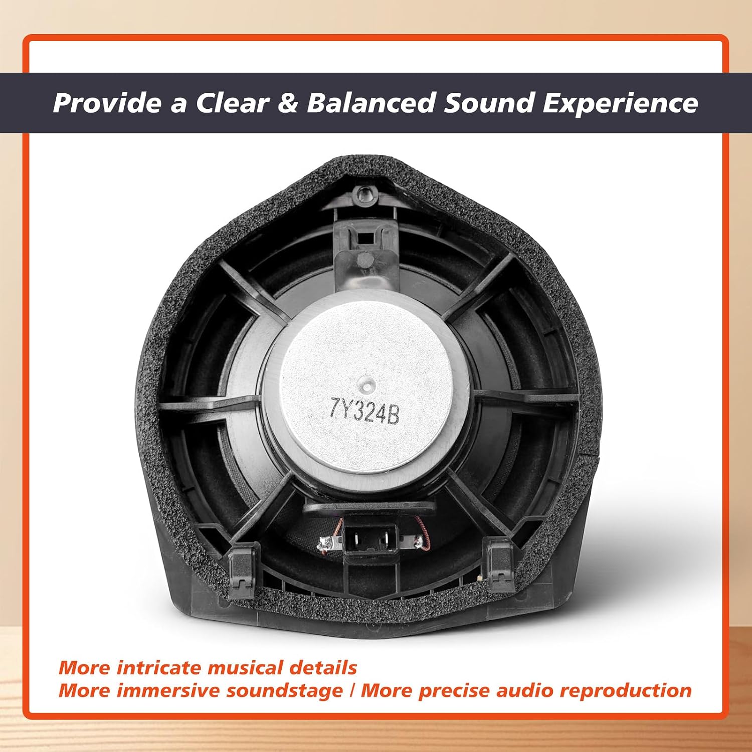 39120-TA0-A01 Front Door Speaker Assembly Compatible with Honda Civic Accord CRV Odyssey Pilot 2008-2025 Car Audio Speaker Accessories Replace 39120-SNA-A01 39120TA0A01 39120SNAA01