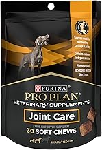 Purina Pro Plan Veterinary Small Breed Dog Joint Care Supplement with Glucosamine, Chondroitin, and Collagen to support Hip and Joint Health – 30ct Pouch