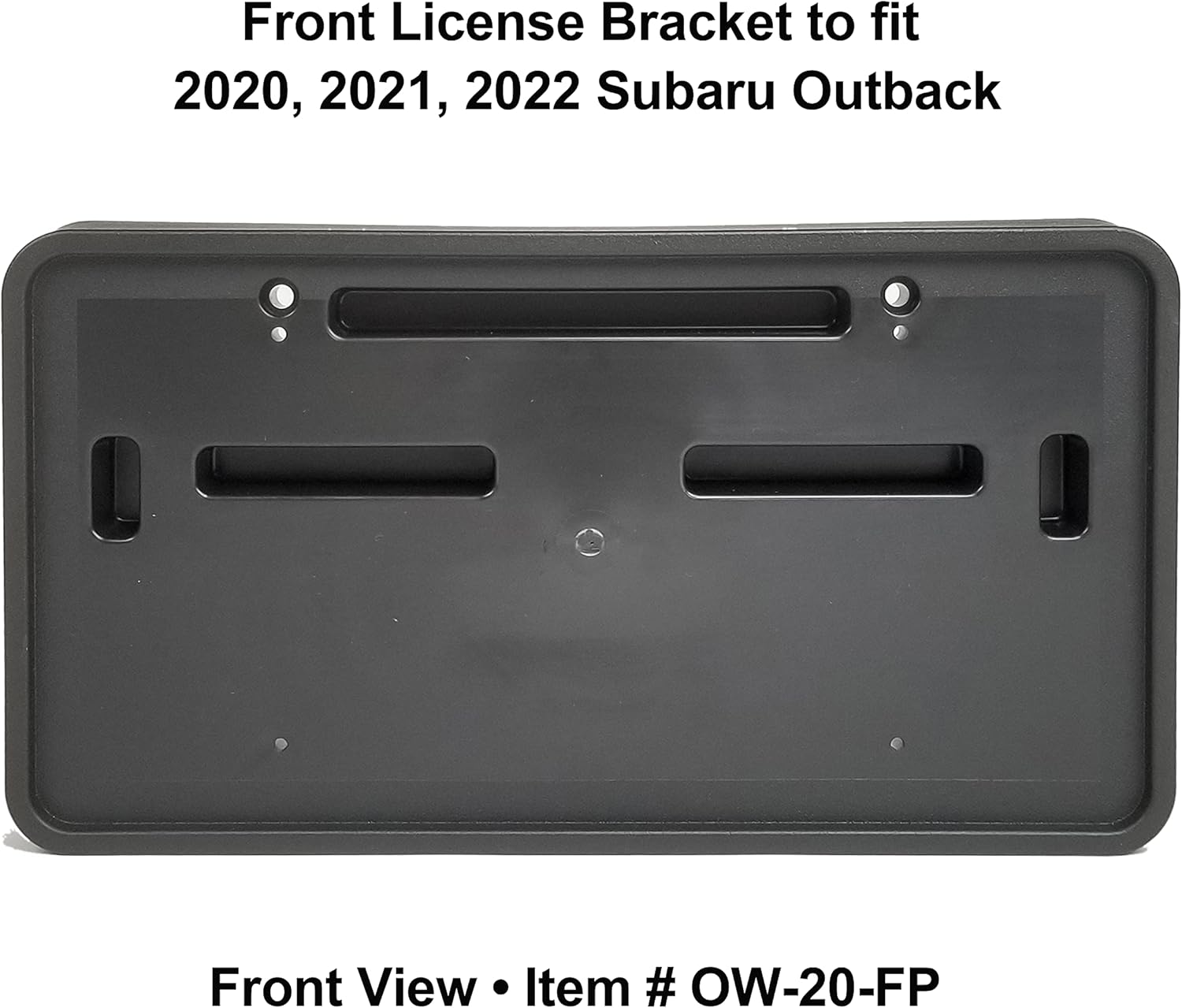 C&C Car Worx LS-20-FP Front License Plate Frame Bracket Mount Compatible with All Models of 2020, 2021, 2022 Subaru Legacy Sedan