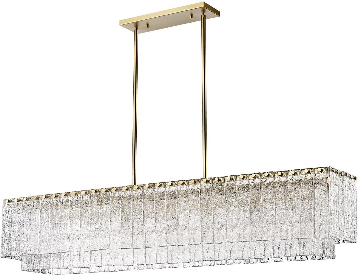 Z-Lite Glacier - 7 Light Island in Contemporary Style-11.5 Inches Tall and 11.75 Inches Wide-Modern Gold Finish