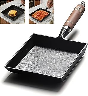 OUKENS Japanese Cast Iron Nonstick Egg Pan
