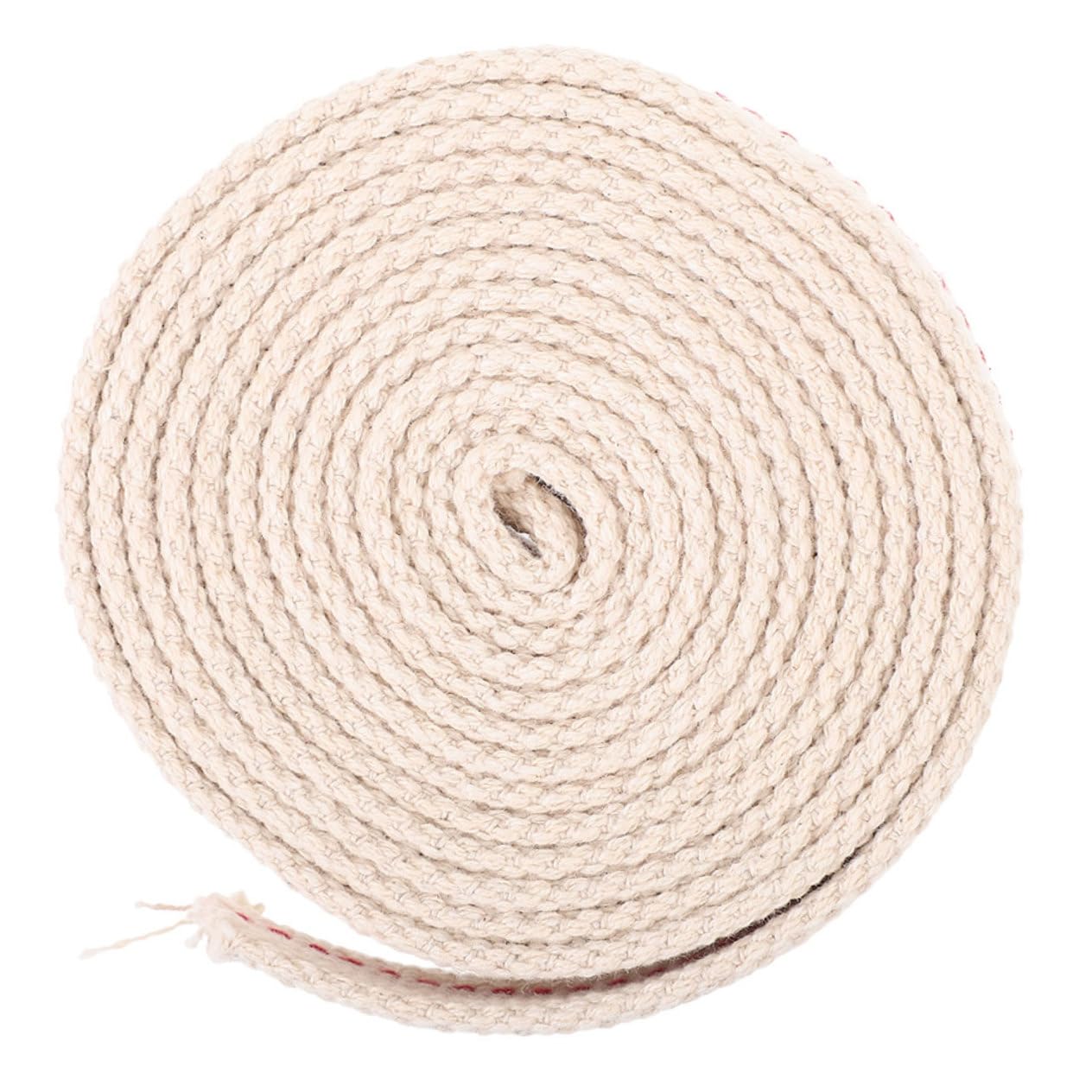 CORHAD 1roll Kerosene Cotton Wick for Oil Lamps Wide Feet Pure Cotton Replacement Wicks for Use for Candles Lanterns
