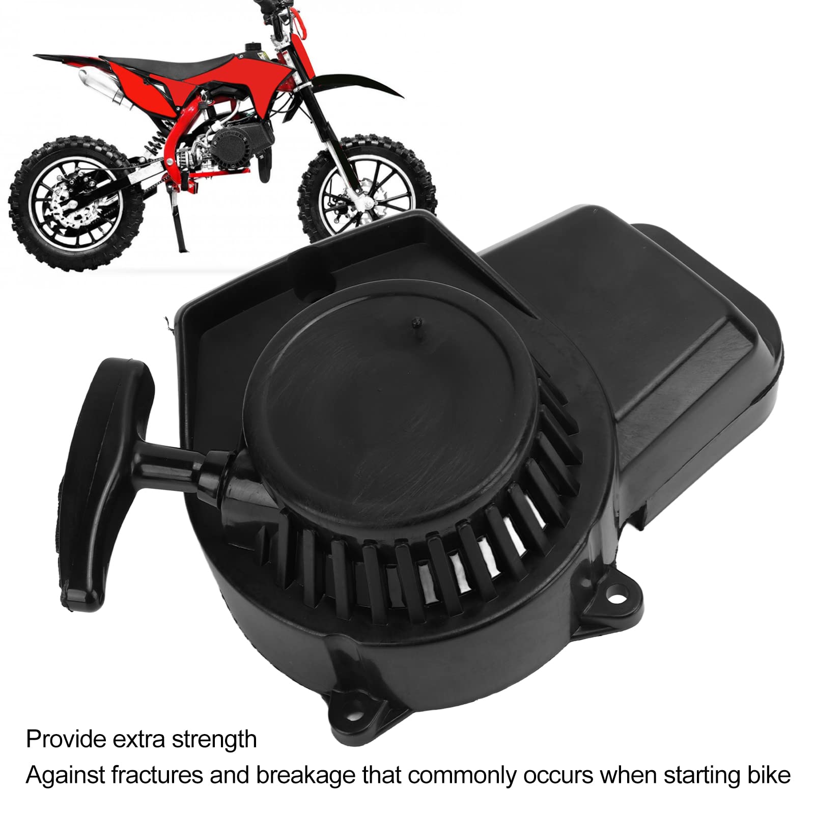 KIMISS Avviamento a Strappo per Mini Quad da 47 49 Pocket Dirt Bike - Parti Durevoli della Piastra del Motore in ABS