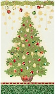 Robert Kaufman Fabrics Holiday Flourish 15 Christmas Tree Panel Holiday