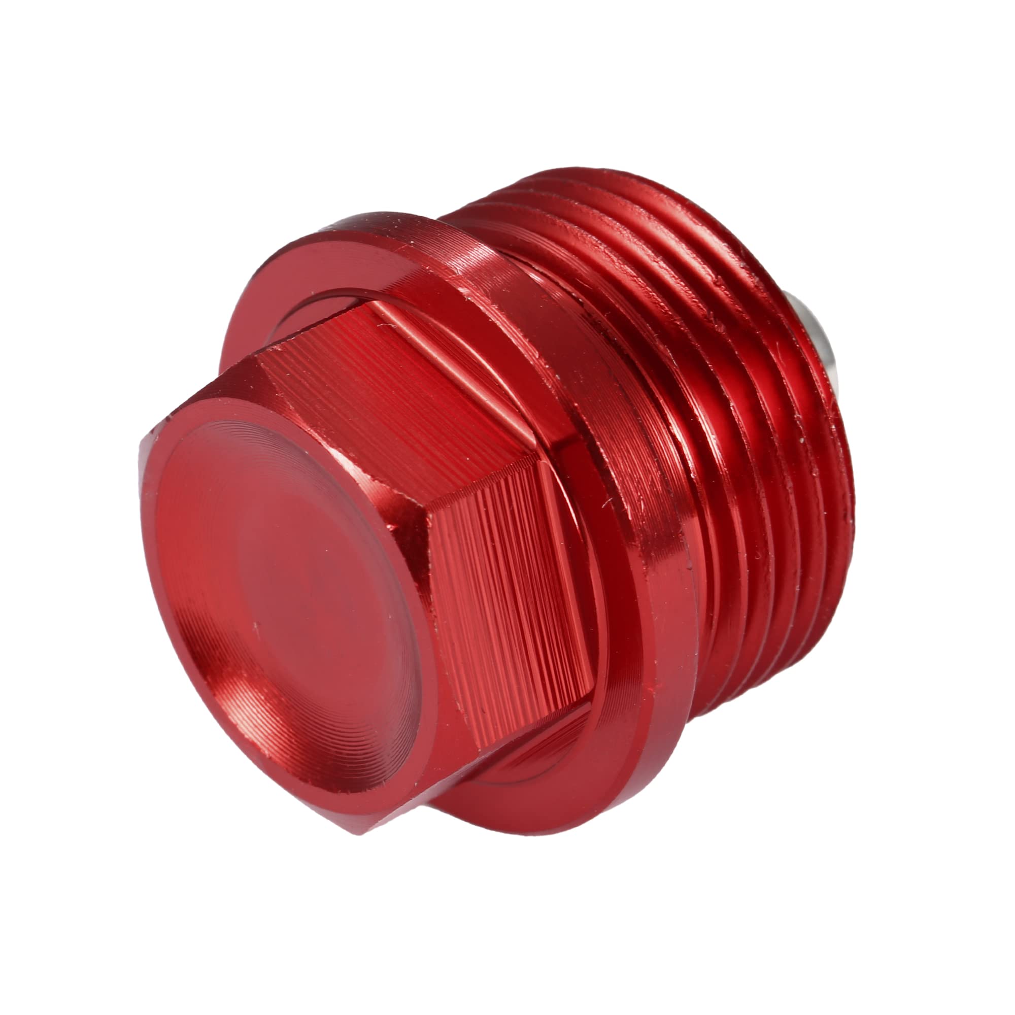 A ABSOPRO Bouchon Vidange Huile Magnétique 2Pcs Pour Carter Moteur | Aluminium, Avec Rondelle, Dimensions 28.9x26.9mm, Compatible Avec La Plupart Des Véhicules, Installation Facile