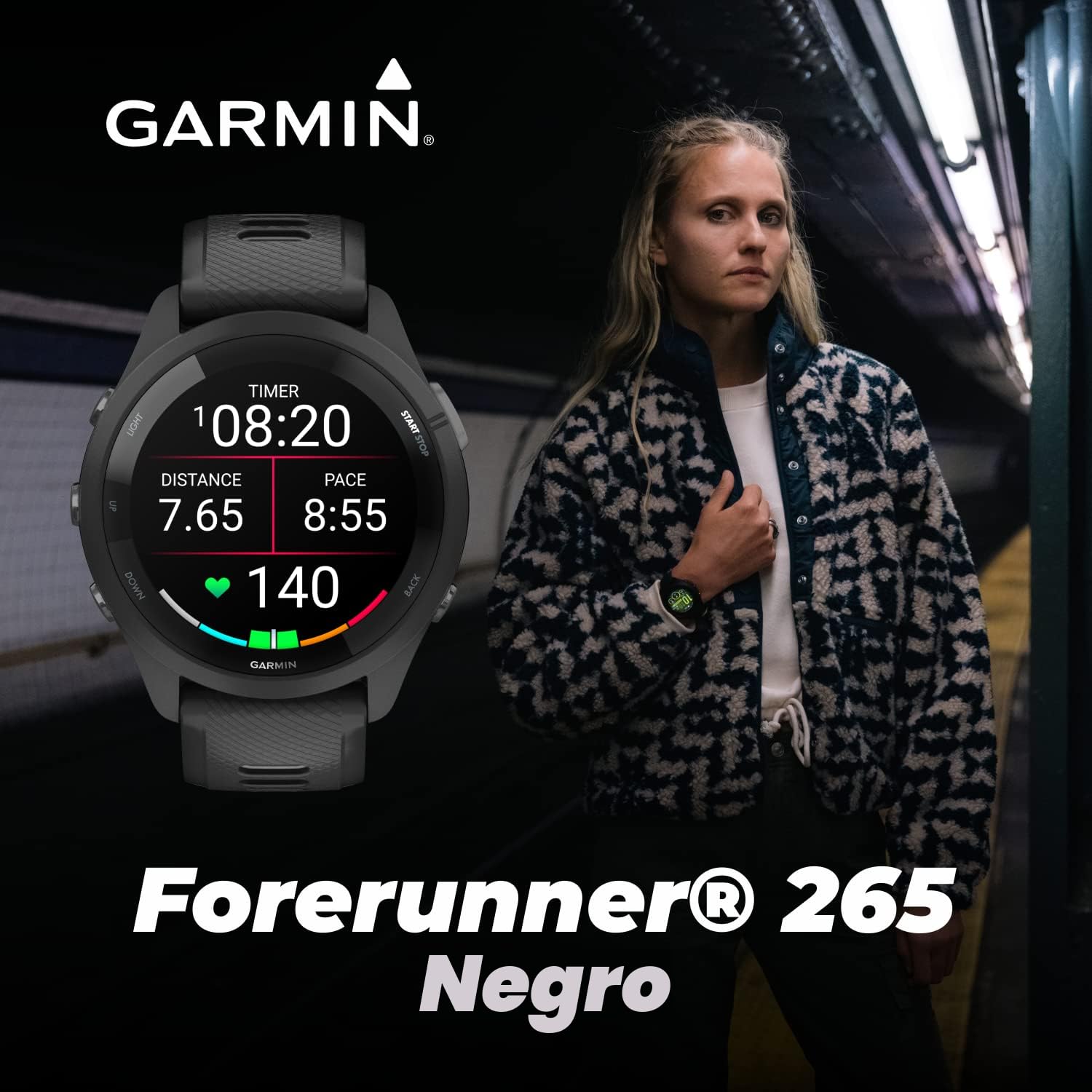 Amazon.com: Wearable4U Garmin Forerunner 265 Music GPS Running 46
