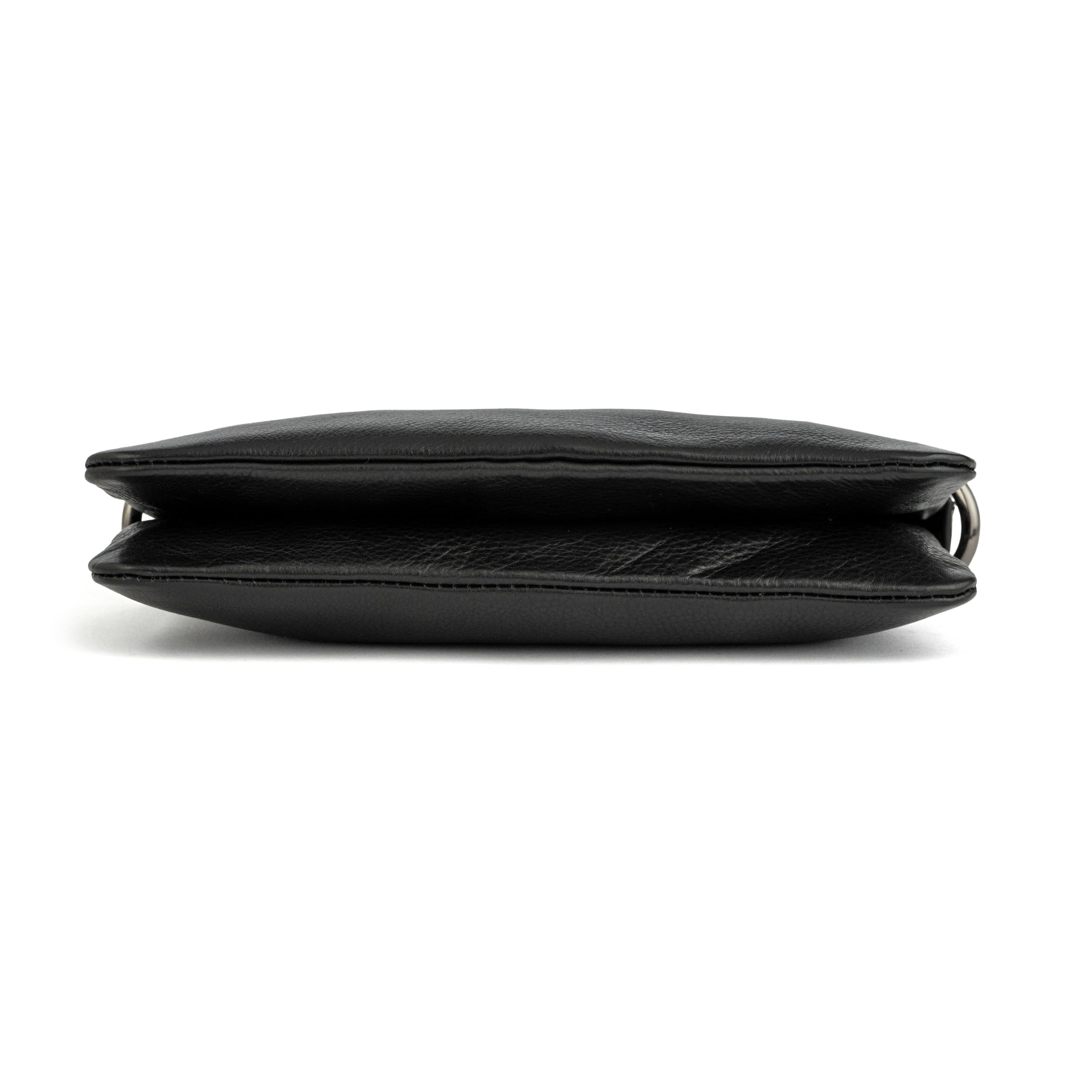 Berliner Bags Leder Umhängetasche Nice Premium, Crossbody Tasche - Schwarz