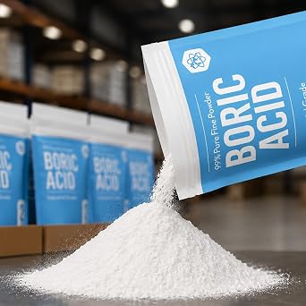99% Boric Acid Powder - 2lb - Industrial Grade - Fine Powder Boric Acid