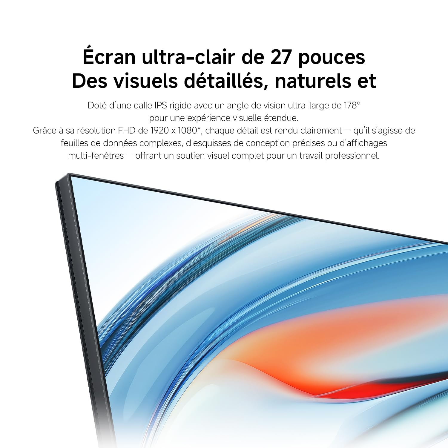 XIAOMI Gaming Moniteur 27 Pouces, 144Hz, FHD, FreeSync, IPS, P27FDA-RAGL
