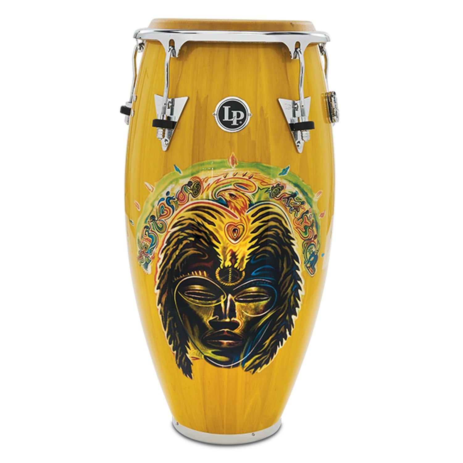 Latin Percussion Conga Santana Africa Speaks Quinto 11 Inch LP522X-SAS, Vibrant Yellow, Chrome Hardware - Review, Price and Buying Guide