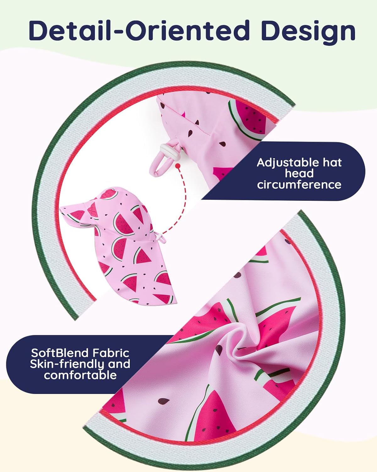 Lilian & Gema 4-Piece Baby Toddler Girl Swimsuit Set - Tankini & Rash Guard Girls Bathing Suit with UPF 50+ Sun Protection - Image 4