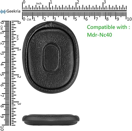 Miniatura 6 de Geekria QuickFit - Almohadillas de repuesto para auriculares Sony MDR-NC40, almohadillas para auriculares, piezas de reparación de almohadillas