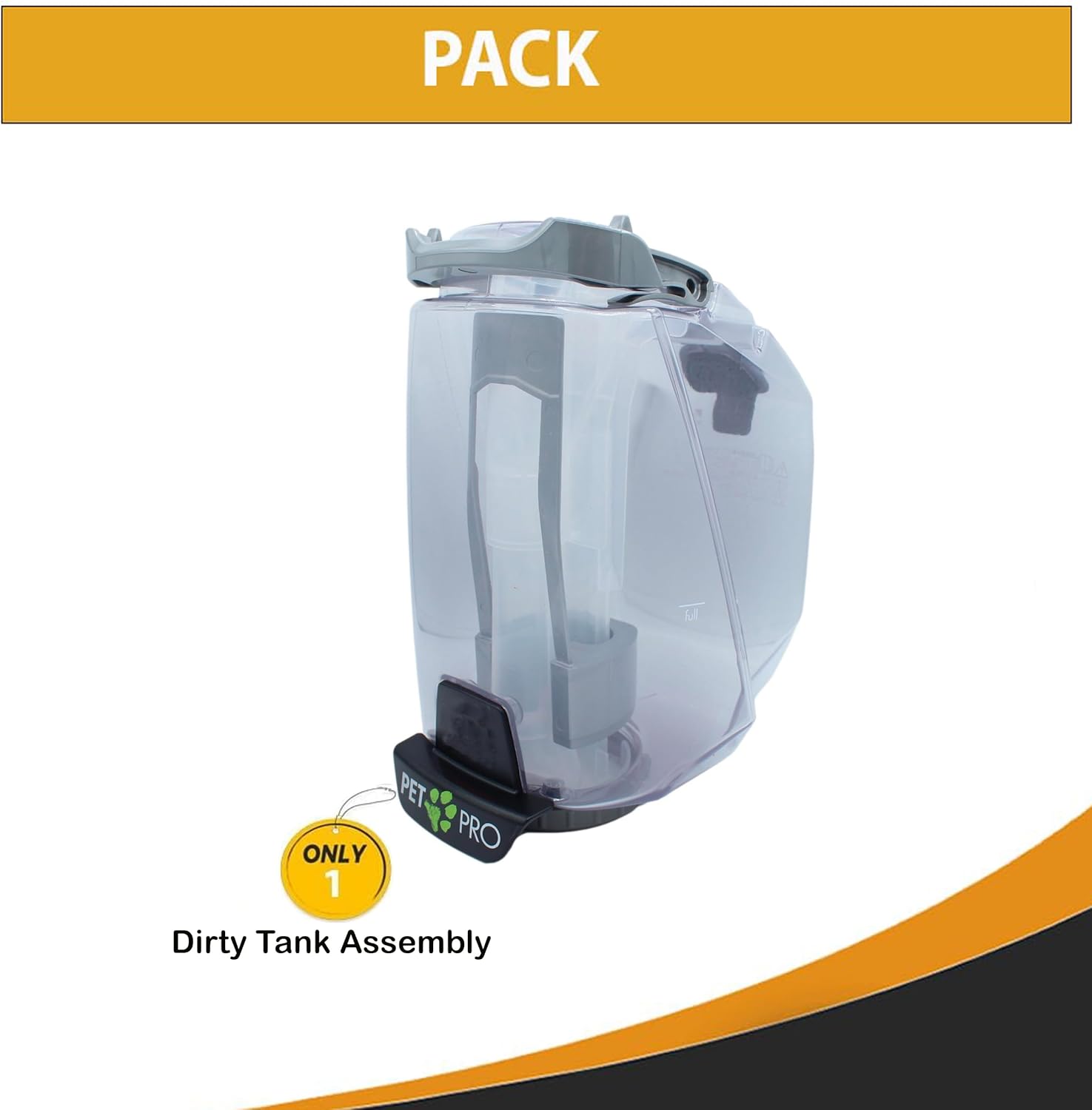 Replacement Black Dirty Tank Assembly for Bissell ProHeat 2X Revolution Pet Pro Carpet Cleaners for Models # 3588F, 3588 and 35799, 3579, 35792, 3578, 35791, 35798, 35797, 3579Q, 3579T