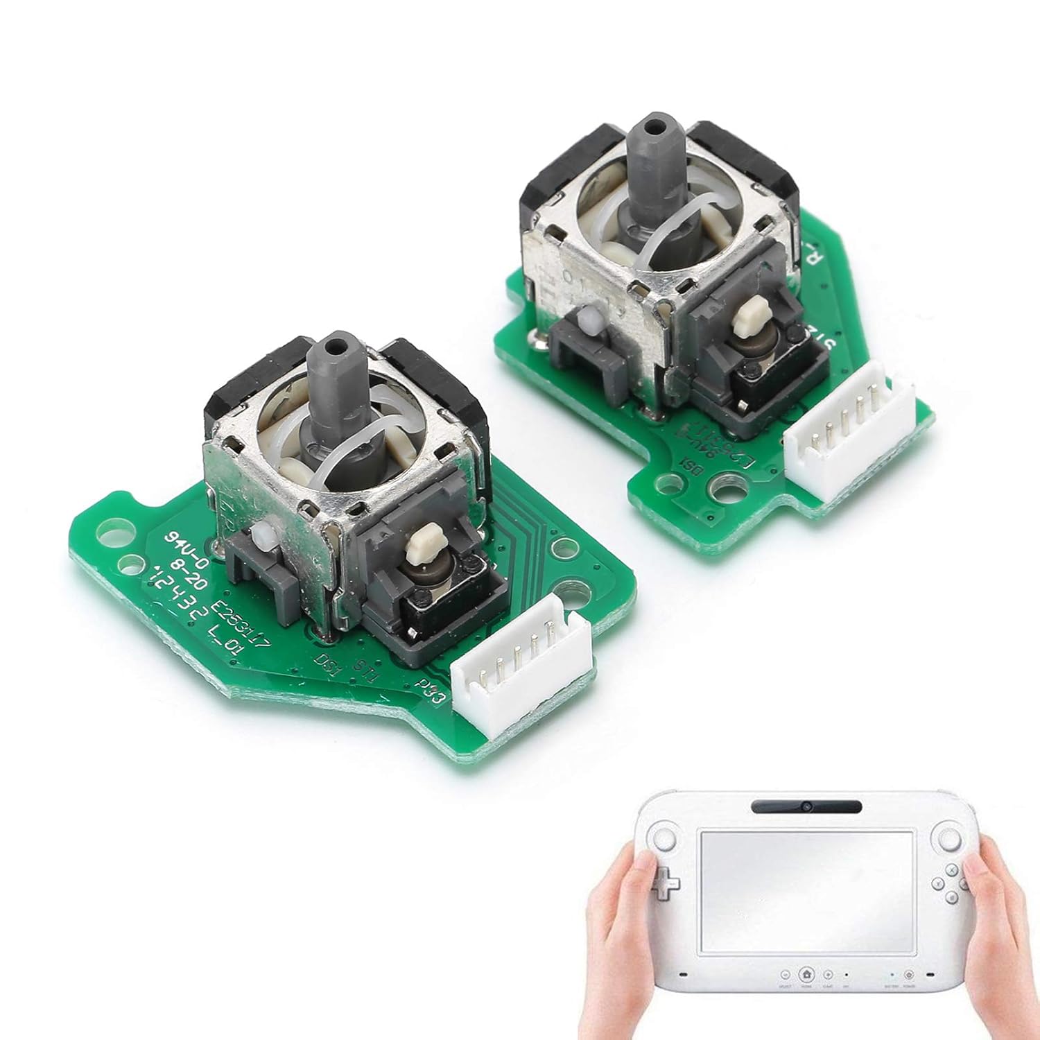 Entatial Gamepad Replacement Module Parts Professional Chipset Excellent Performance Durable Joystick Rocker Module Easy to Use for Home Office Wiiu Game Handle