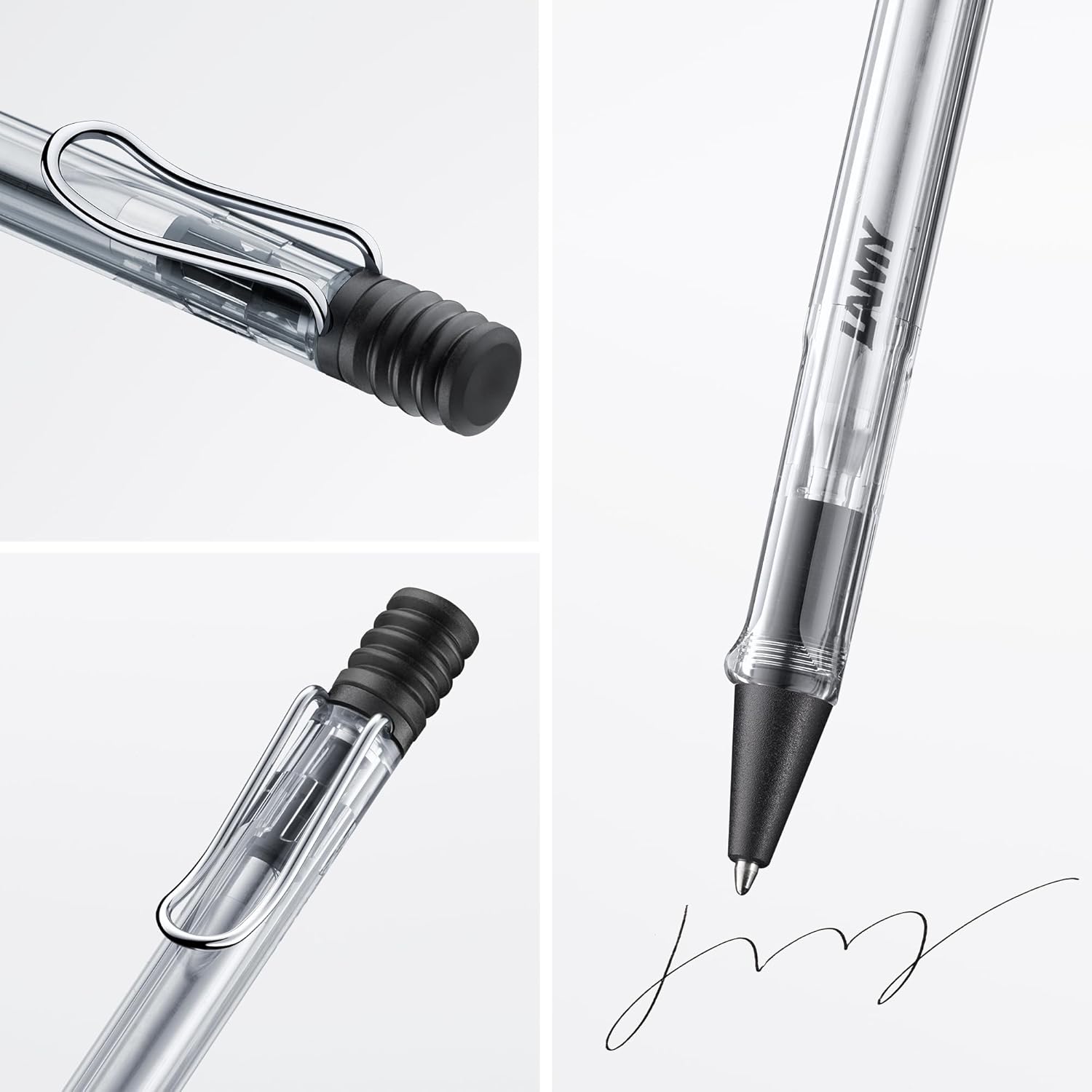 Lamy safari vista - Ballpoint Pen with ergonomic grip & line width M - for pleasant long writing - made of robust ASA plastic – including large capacity refill M 16 in black