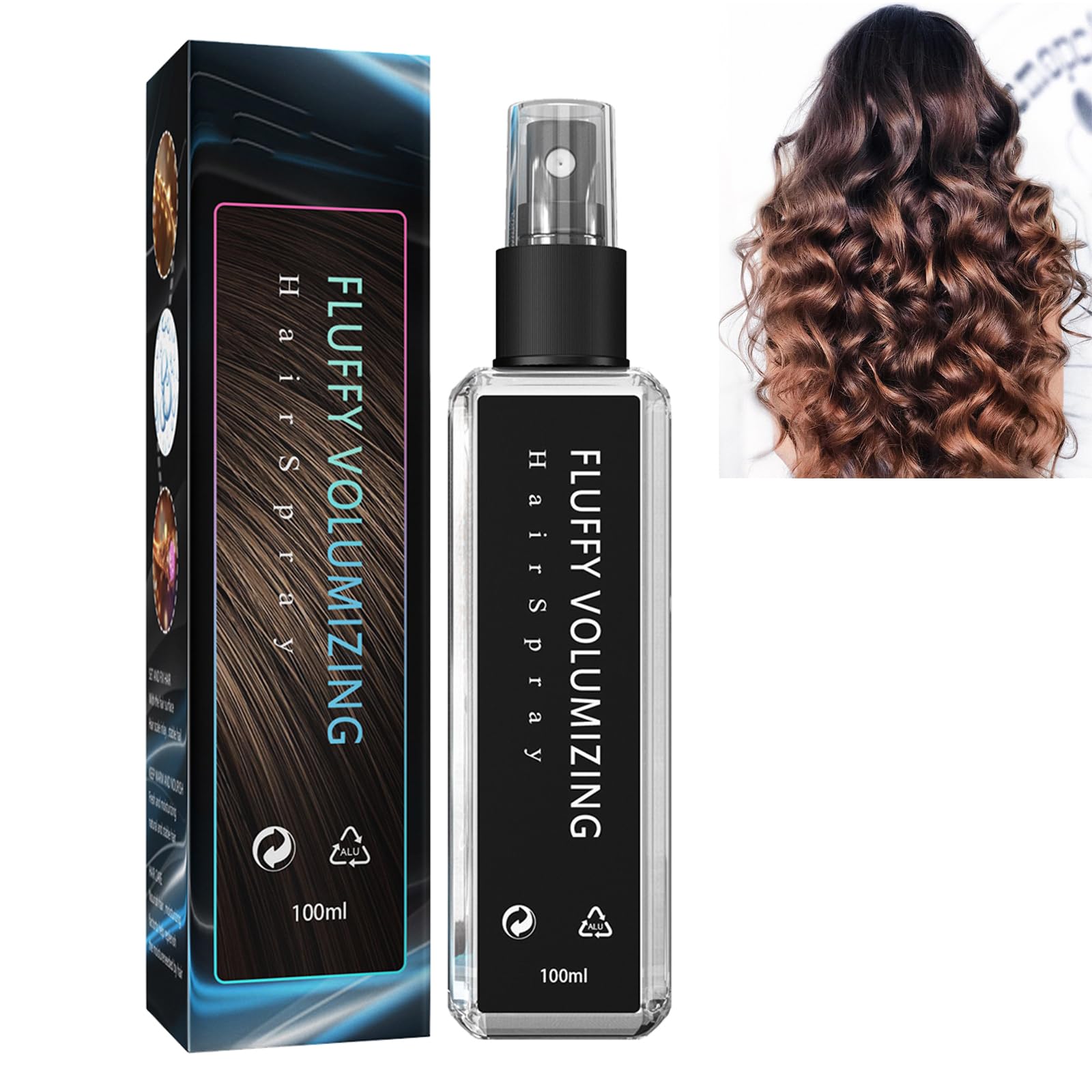 Magic Styling Volumizing Hair Spray - Dry Styling, Oil-control, Fluffy Volume Lift