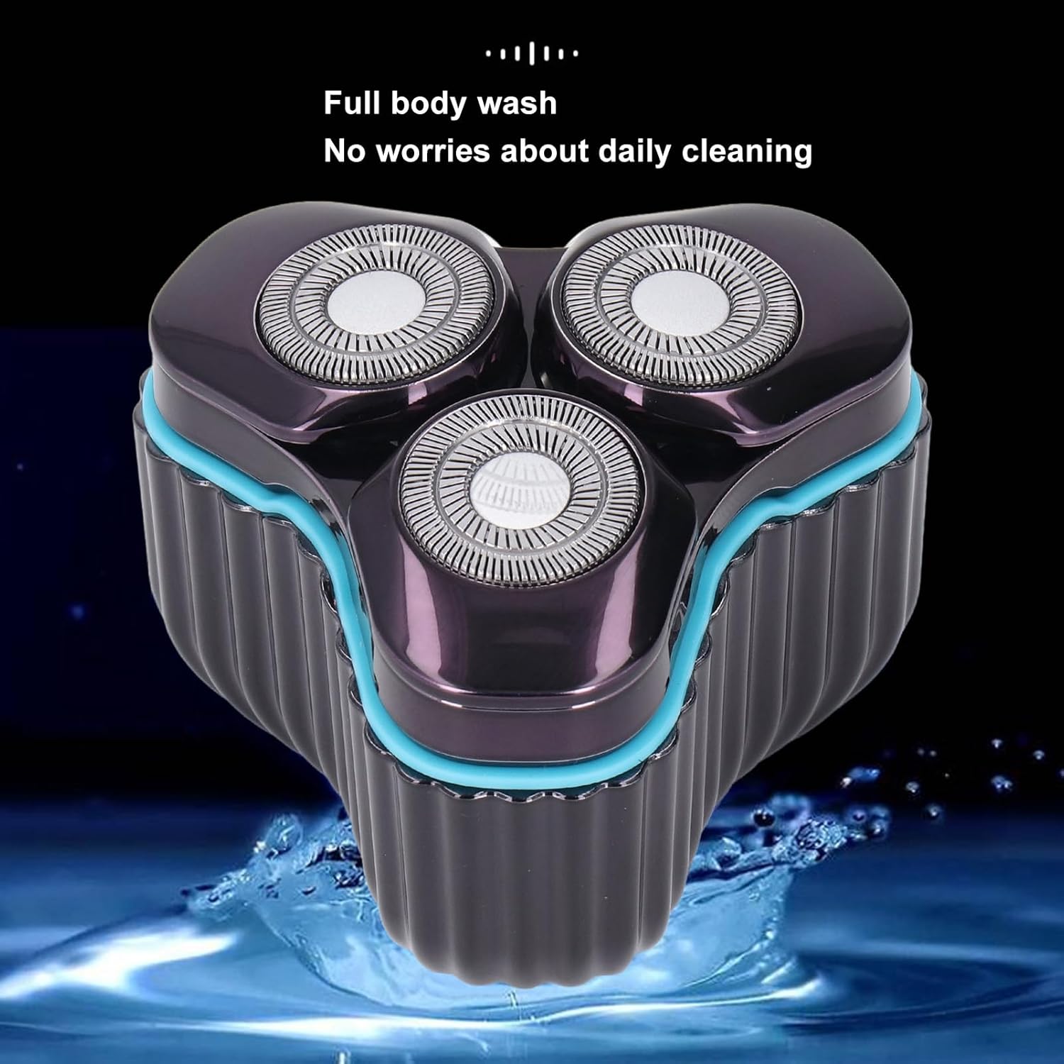 Dioche 3D Beard Trimmer, Wet and Dry Shaving High Power Motor USB Charging,Built in Lithium Ion Battery for Men with Triple Net Magnetic Cutter Head Rechargeable