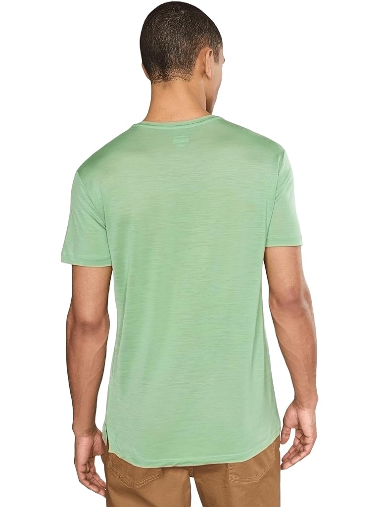 Blue Icebreaker Merino Blend 125 Cool-Lite™ Sphere Short Sleeve Tee Across the Peaks