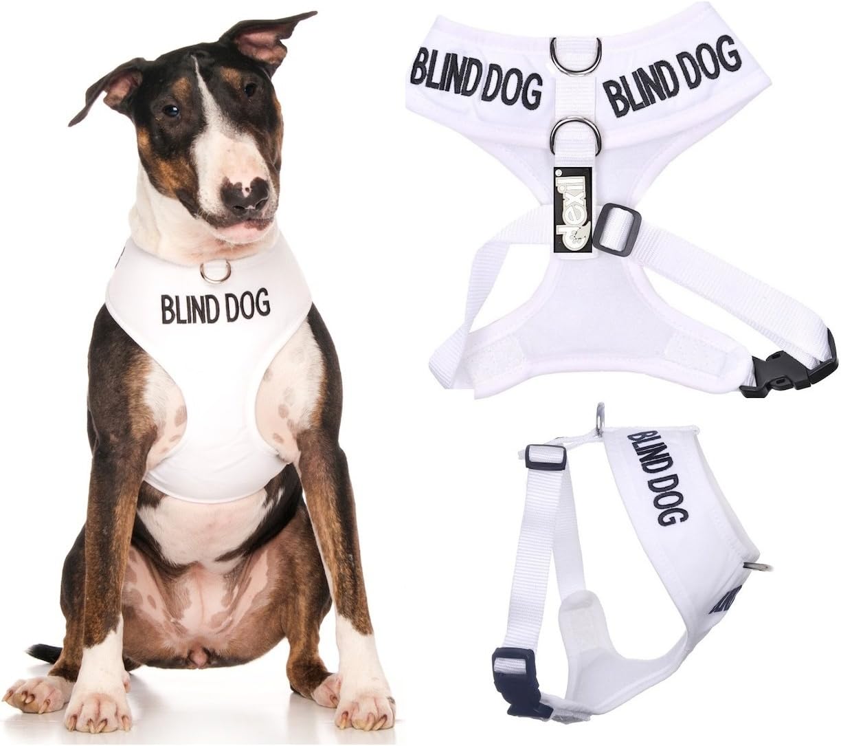 Waterproof No-Pull Vest Harness for Blind Dogs – L Size, Safety Alert Waterproof No-Pull Vest Harness for Blind Dogs – L Size, Safety Alert