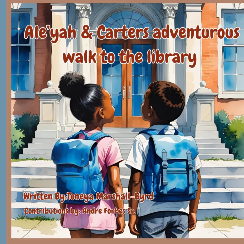Ale'yah and Carters adventurous walk to the library