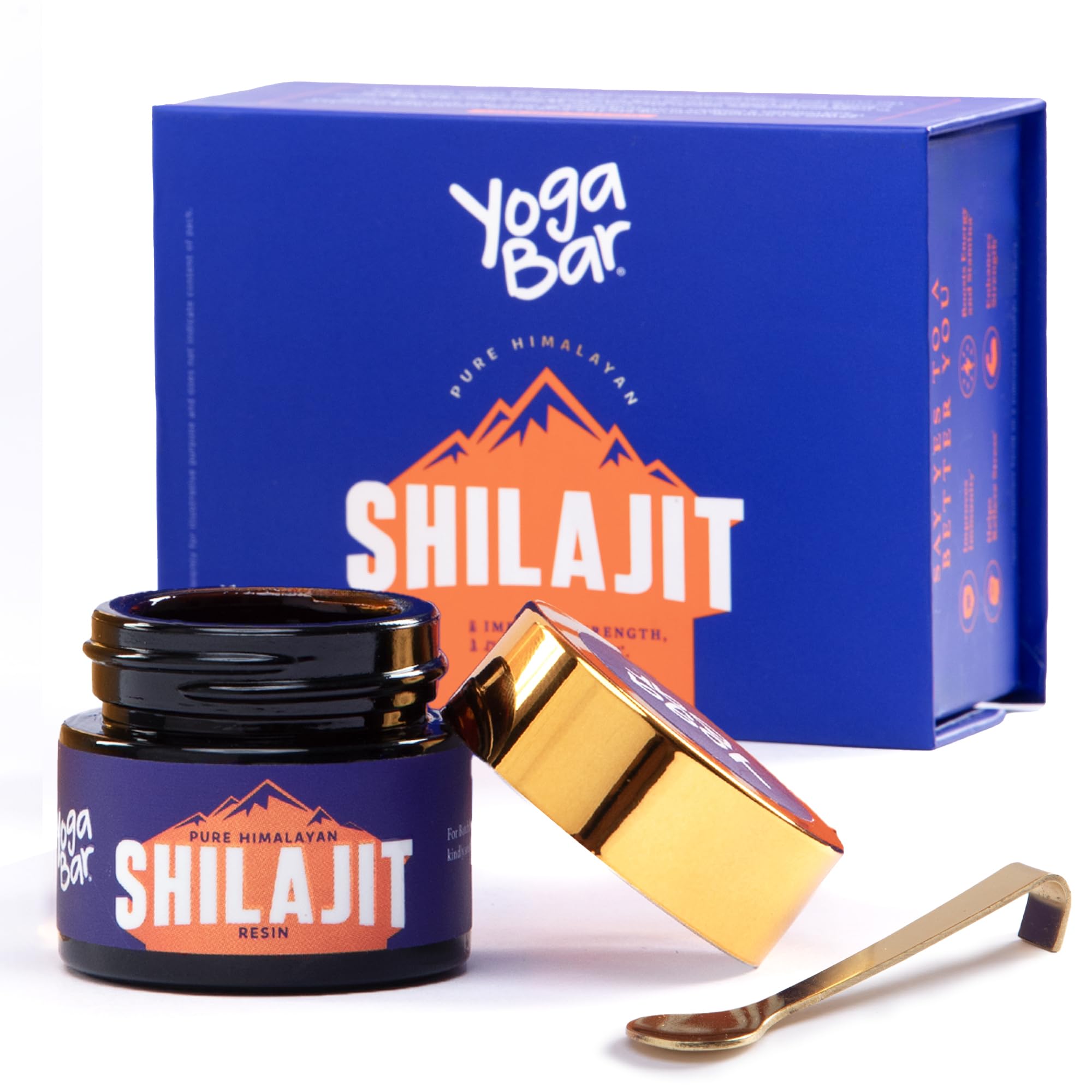 Yogabar Himalayan Pure Shilajit/Shilajeet Resin 10g | 75% Fulvic Acid | For Better Performance and Stamina | Lab Report Included