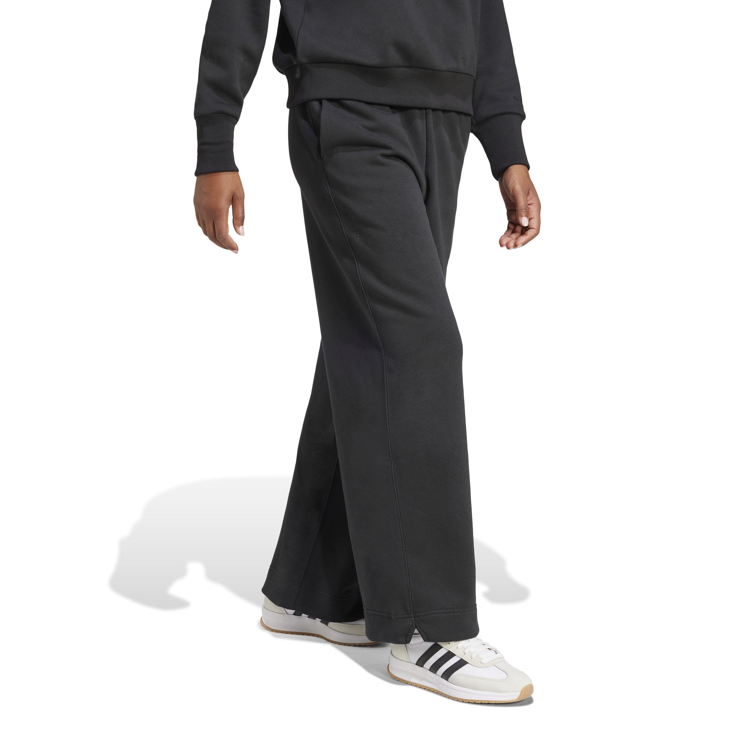 Adidas Damen Golfhose All Szn Fleece Loose Wide Leg Pants