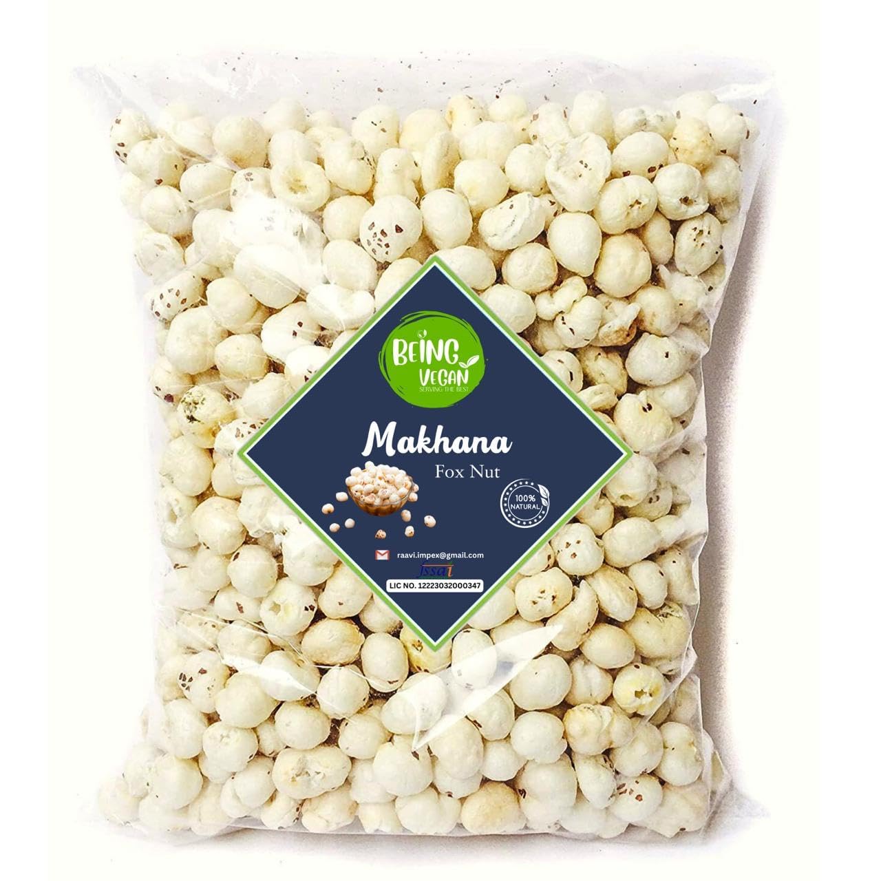 See full amazon price history chart for BEING VEGAN 1000g Fox Nuts (Makhana) – The Ultimate Healthy Snack | Nutrient-Packed, Guilt-Free Snacking BEING VEGAN 1000g Fox Nuts (Makhana) – The Ultimate Healthy Snack | Nutrient-Packed, Guilt-Free Snacking (B0D5BTBH6G) Amazon Price History, Amazon Price Tracker