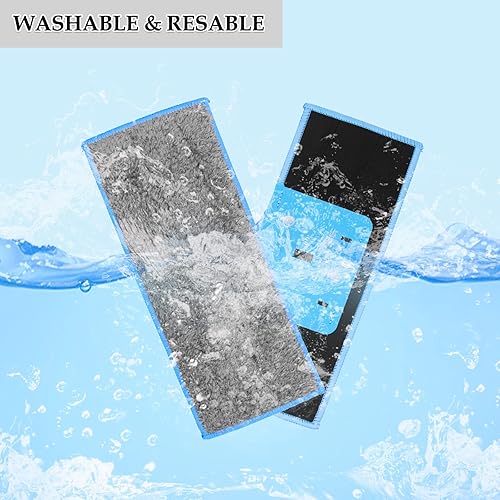 Miniatura 5 de Piezas de almohadillas de trapeador de repuesto, 5 almohadillas húmedas, 5 almohadillas secas, paño de trapeador lavable para aspiradora iRobot