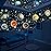 LUMOSX Glow in The Dark Stars and Planets - 534 pcs with Constellation E-Book | Solar System Wall Decal, Planet Wall Decals, Space Wall Stickers, and Space Wall Decals for Kids Room Decor (Green)