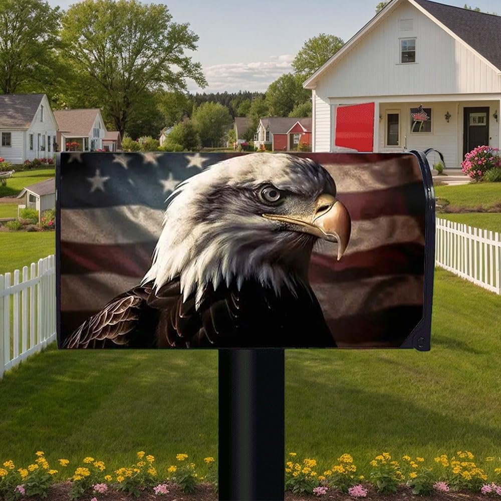 Mailbox Magnetic Covers Standard Size 21"x18" for Outdoor Garden Yard Home Decor Protect Your Mailbox Waterproof Oxford Fabric（20）