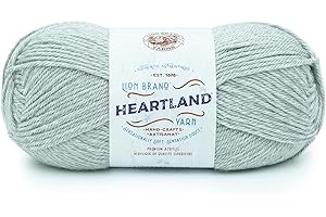 Lion Brand Yarn Heartland Yarn: A Multipurpose Yarn for Knitting, Crocheting, and Weaving Projects