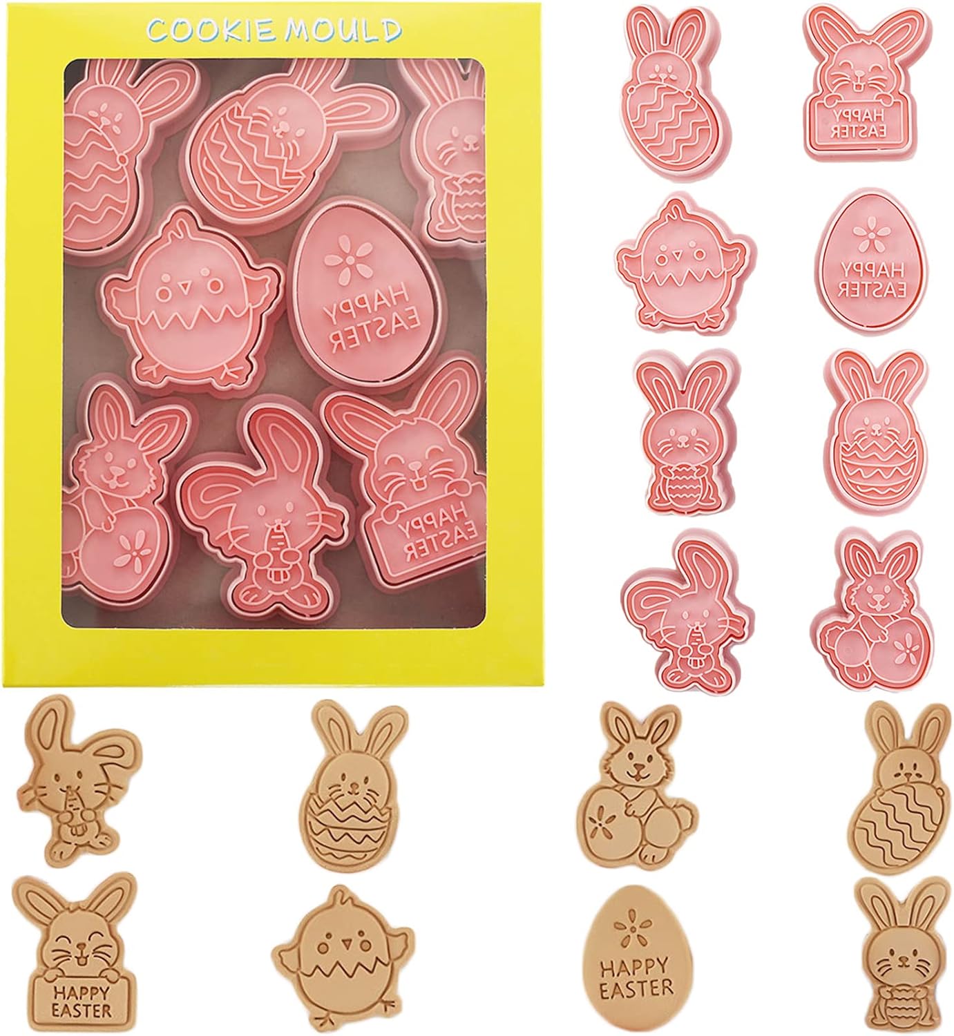 ウサギ クッキー型 8個セット イースターうさぎクッキー 型 可愛い 型抜き 製菓用品 キッチン プレスタイプ お弁当 お菓子作り 誕生日プレゼント うさぎ 製菓 クッキング抜き型セット 贈り物 ビスケット 手作り 後払い手数料無料 ウサギ クッキー型 8個セット イースターうさぎクッキー 型 可愛い 型抜き 製菓用品 キッチン プレスタイプ お弁当 お菓子作り 誕生日プレゼント うさぎ 製菓 クッキング抜き型セット 贈り物 ビスケット 手作り 後払い手数料無料