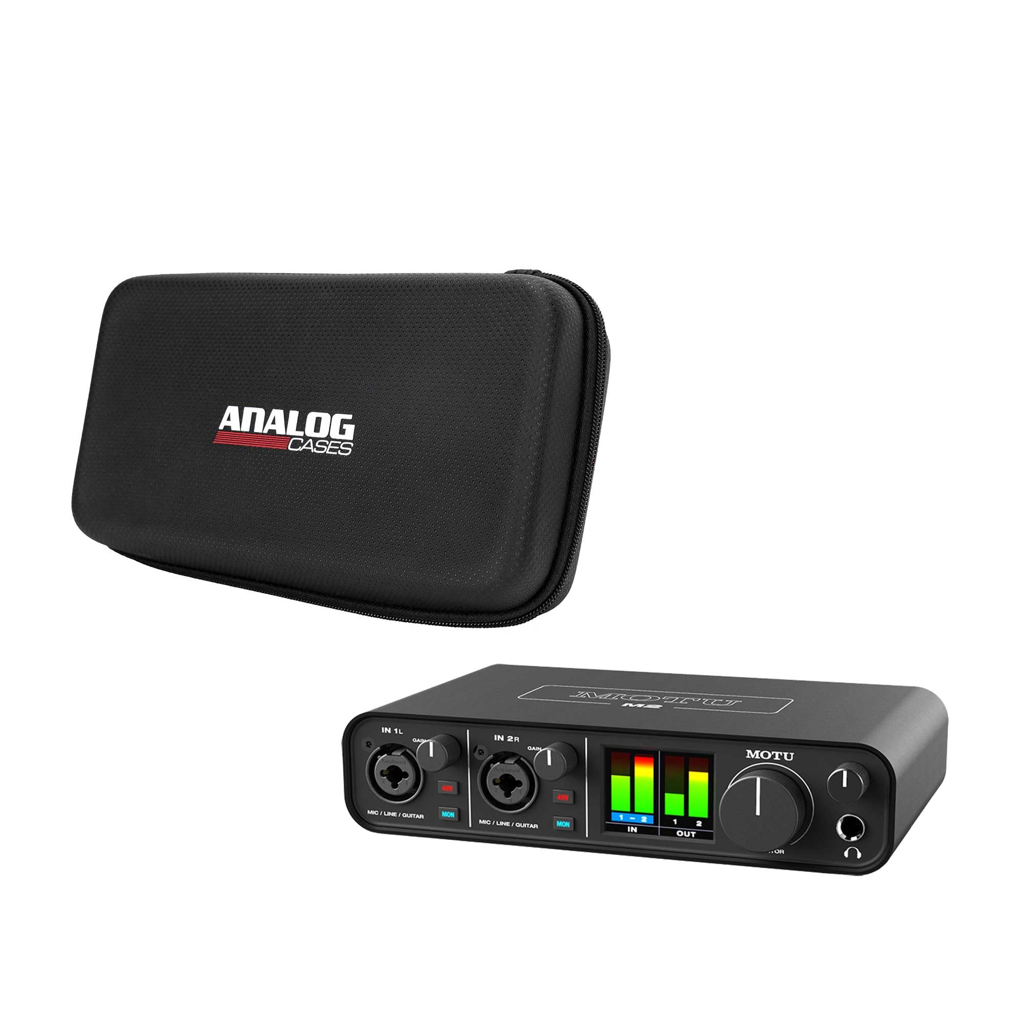 Amazon.co.jp: MOTU M2 + Analog Cases専用セミハードケース 2in2out
