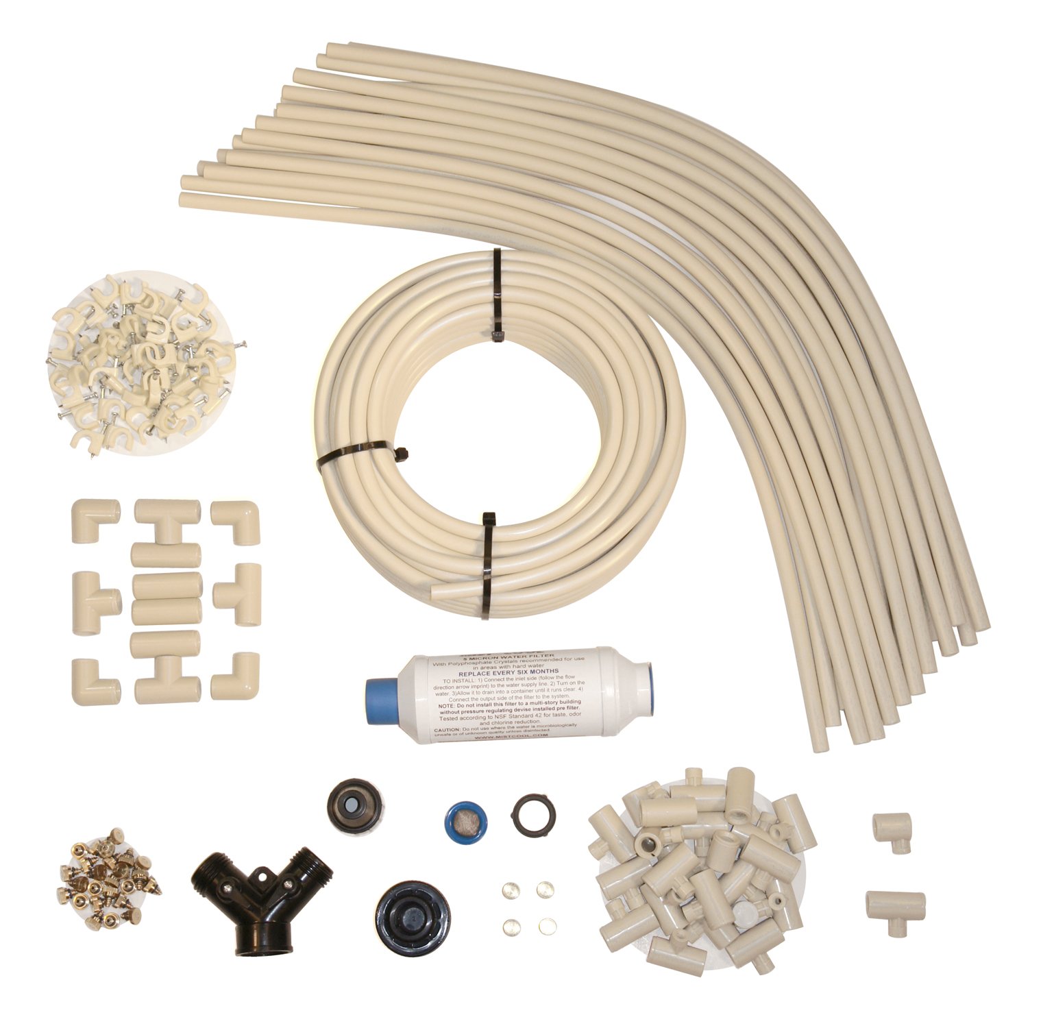 SPT SM-3824: 3/8" Misting Cooling Kit with 24 Nozzles (Made in USA)
