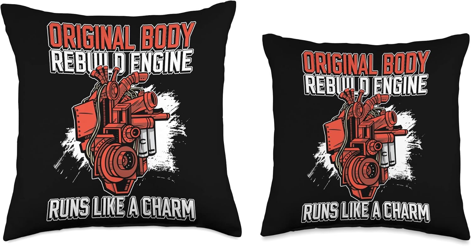 Post Attack Heart Recovery And Bypass Recovery Throw Pillow