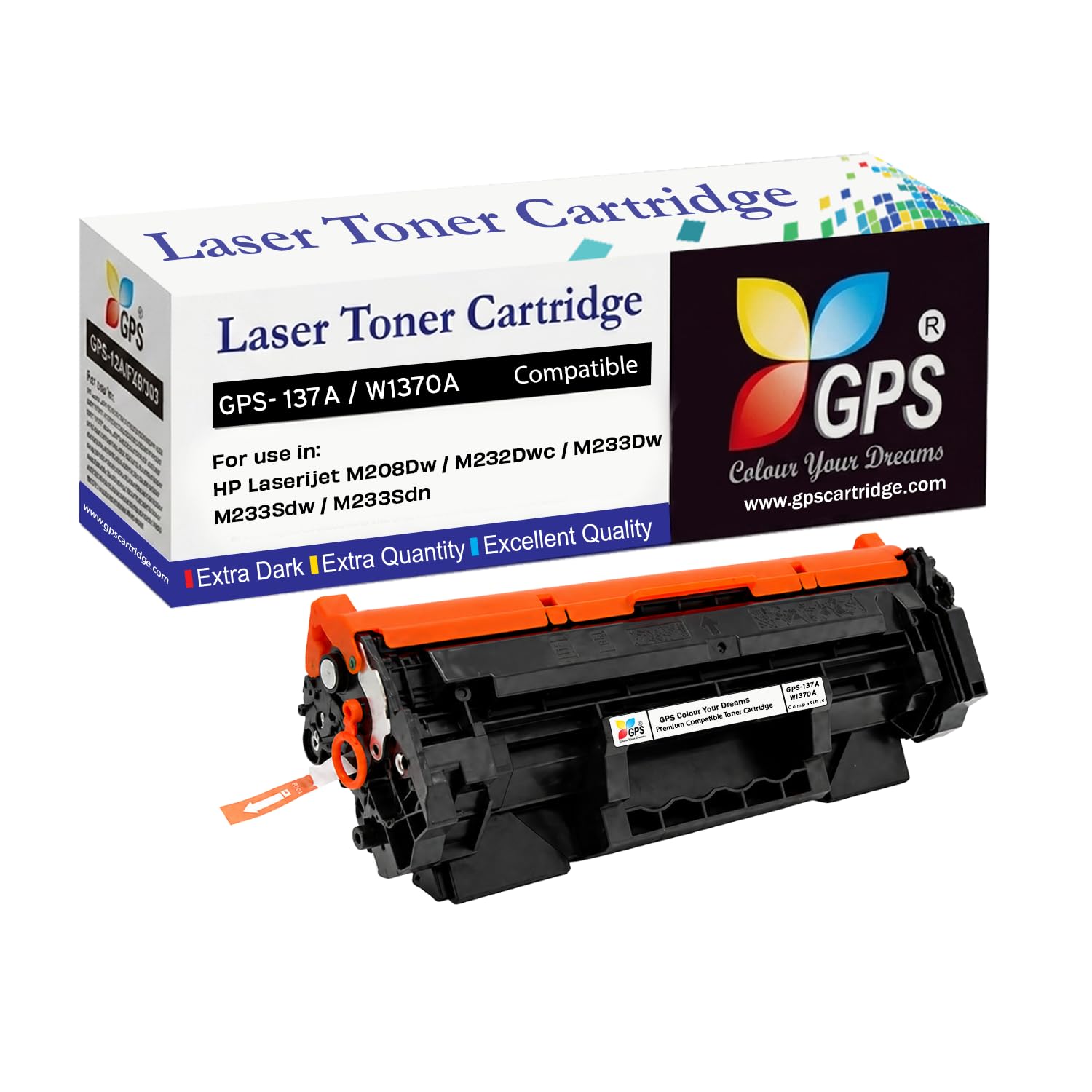 GPS Colour Your Dreams W1370A / 137A Toner Cartridge for HP LaserJet M208Dw, M232Dwc, M233Dw, M233Sdw, M233Sdn Black Printer (137A - 1pcs)-picture-18