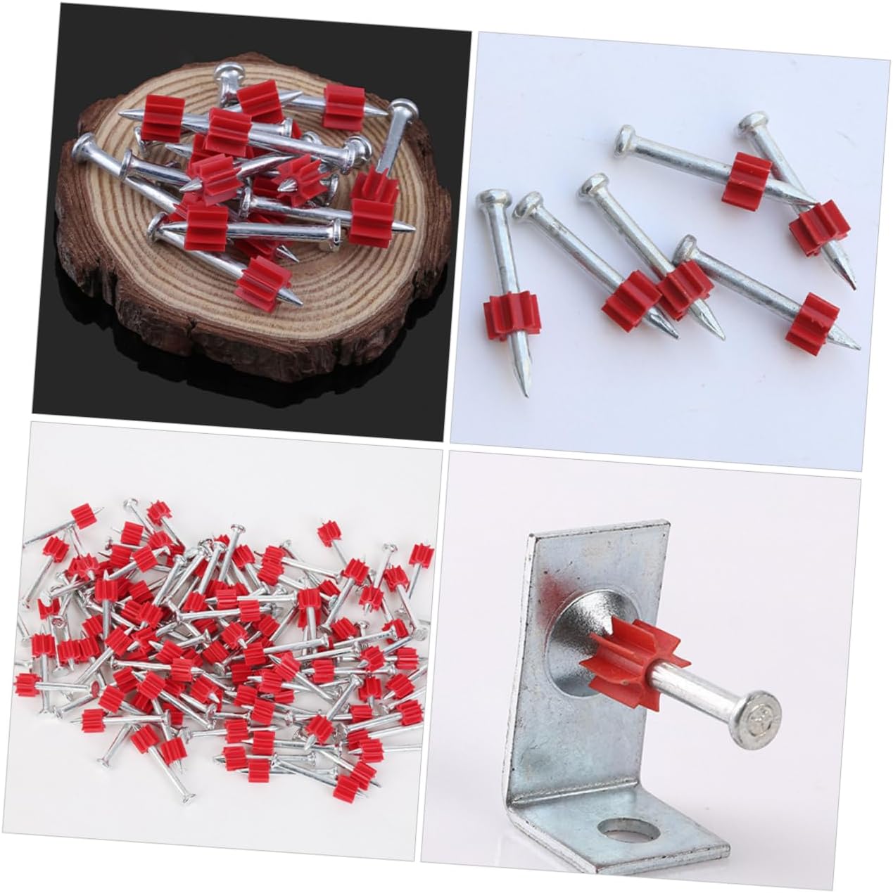 100pcs Long Masonry Wall Nails for Hanging Pictures Heavy Duty