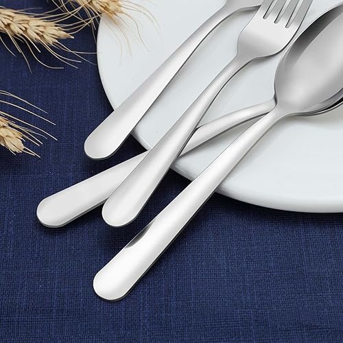 Miniatura 4 de Juego de 36 cucharas de té de acero inoxidable de 5.9 pulgadas, cucharas pequeñas duraderas, juego de 36 cucharas rentables para el hogar, cocina,