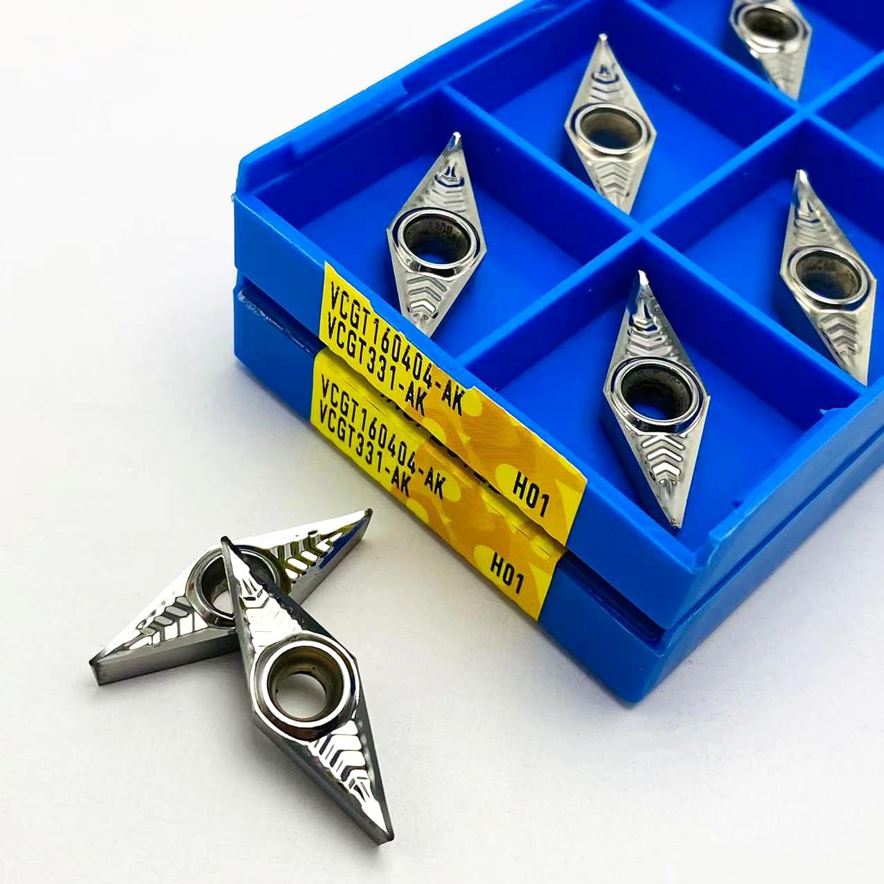 gomaページ SRCGG 10pcs VCGT160402 VCGT160404 VCGT160408 AK H01 Aluminum