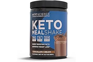 Ketogenic Meal Shake with MCTs, Protein, and Rich Chocolate Flavor