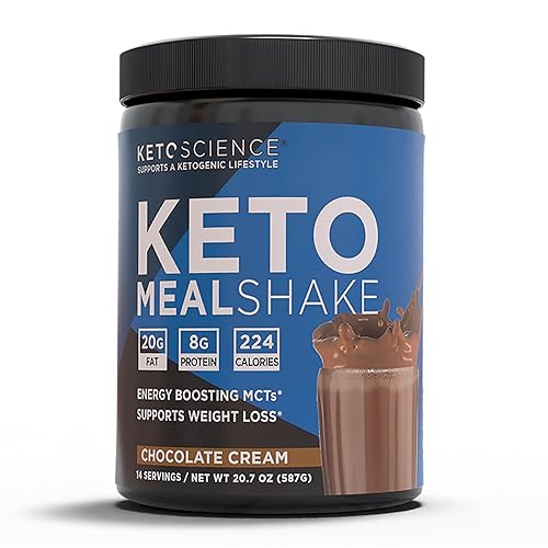 Keto Science Keto Shake Powder – Chocolate Meal Replacement with